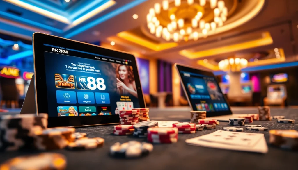 Experience RR88's vibrant online platform with exciting games and user-friendly interface.