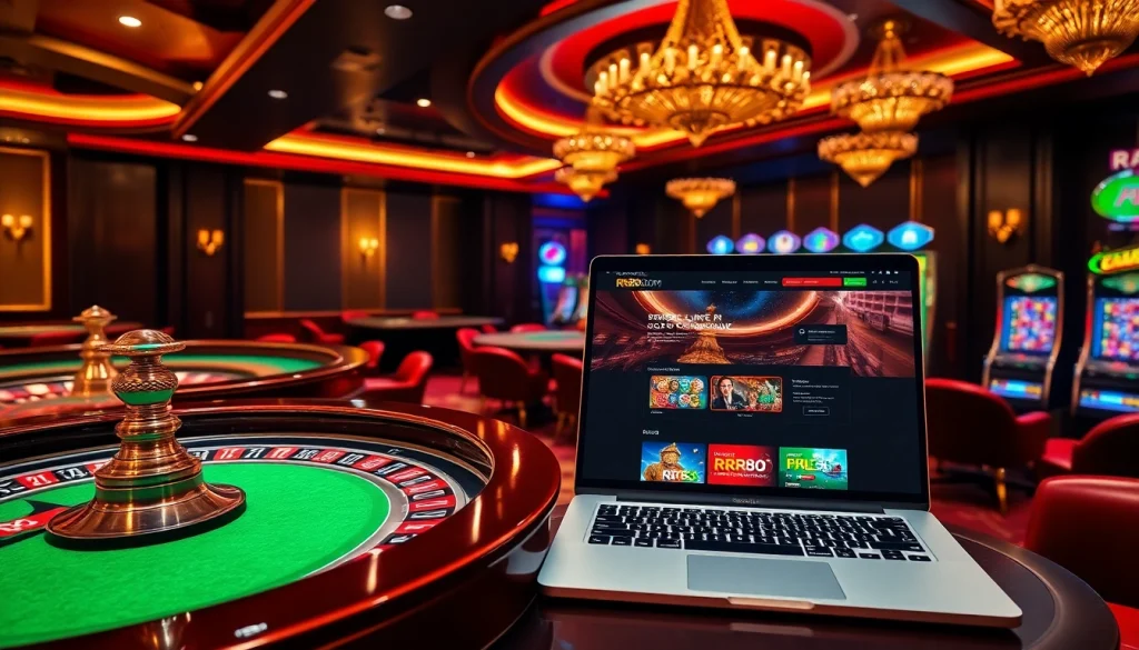 Experience thrilling gambling action at RR88 com with vibrant casino tables and games.