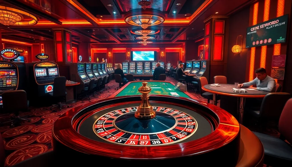 Rasakan sensasi berjudi dengan Obral Toto di kasino yang menarik dengan rolet dan mesin slot.