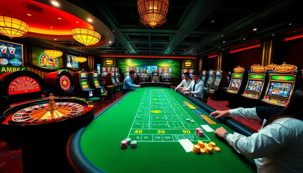 Experience thrilling gameplay at i9bet's online casino with vibrant tables and exciting games.