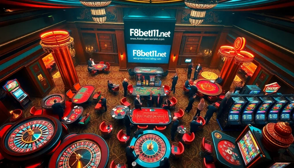 Experience the thrill of gameplay at F8BET with engaging casino tables and exciting interactions.