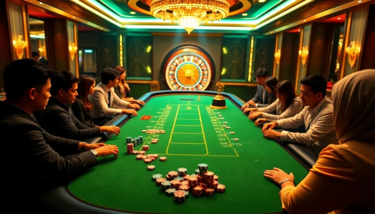 RAJABARONG lights up the excitement of the casino with intense action at the blackjack table.