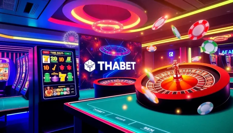 Experience the thrill of gambling at THABET with vibrant casino games and exciting interfaces.