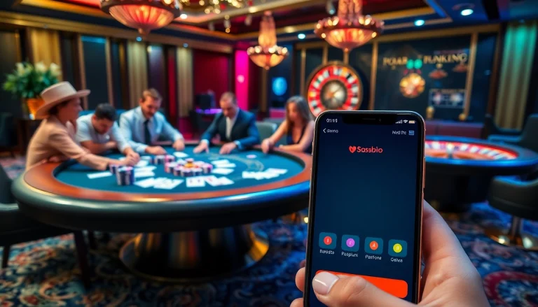 Poker players intensely wager at the sleek table while exploring https://go8s.bio/ for online gaming opportunities.