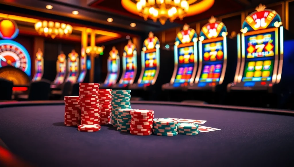 Experience the thrill of winning at 789f with vibrant poker chips and cards on a luxurious table.