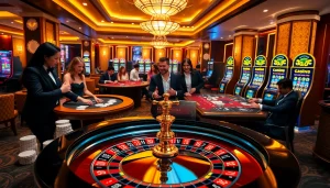Experience the thrill of GG88 at a luxury casino with vibrant games and exciting betting.