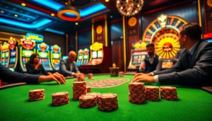 Experience the thrill of UU88 gaming with intense poker action and luxurious casino ambiance.