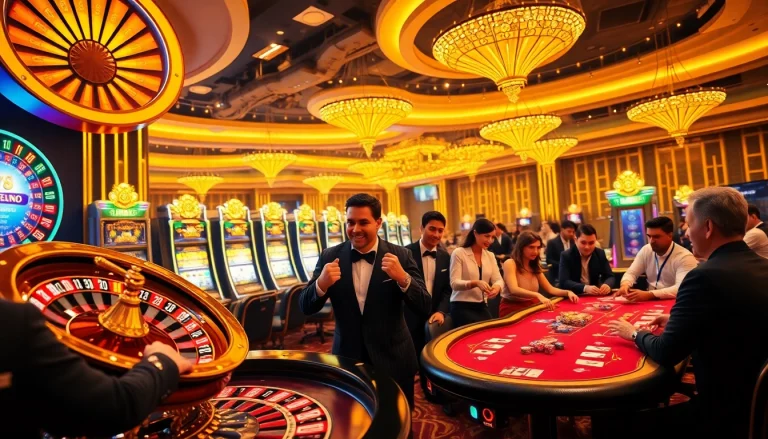 S8 brings excitement to the table with vibrant casino games and professionals engaged in strategic play.