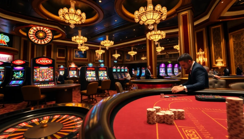 Experience thrilling gaming at PG66 with vibrant casino tables and engaging players.