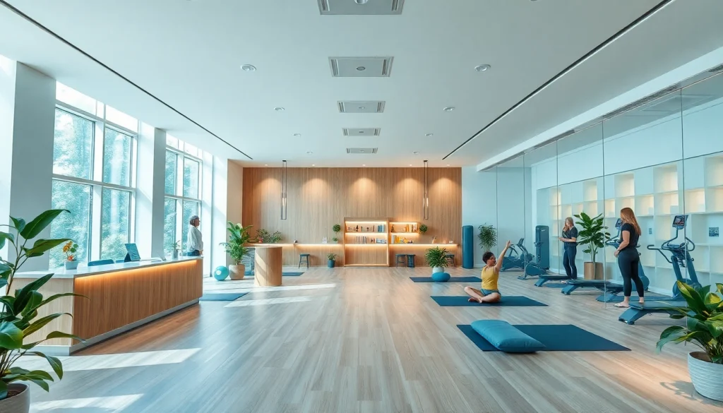 Lifepp.click's innovative health center featuring a serene environment, friendly staff, and engaging wellness activities.