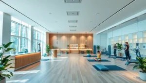 Lifepp.click's innovative health center featuring a serene environment, friendly staff, and engaging wellness activities.