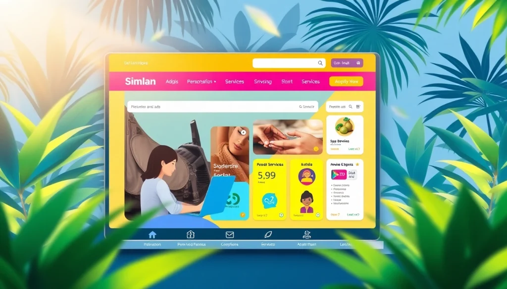 Lanka Ads showcasing a user-friendly online marketplace for Sri Lankan services and personal ads with vibrant categories.