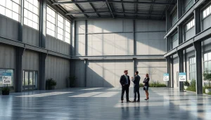 Immagine professionale di un capannone moderno in vendita, che mette in evidenza lo spazio e l'atmosfera accogliente.