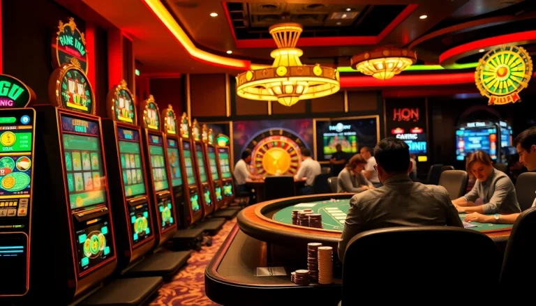RAJABARONG elevates the gambling experience with luxurious slot machines and poker games.