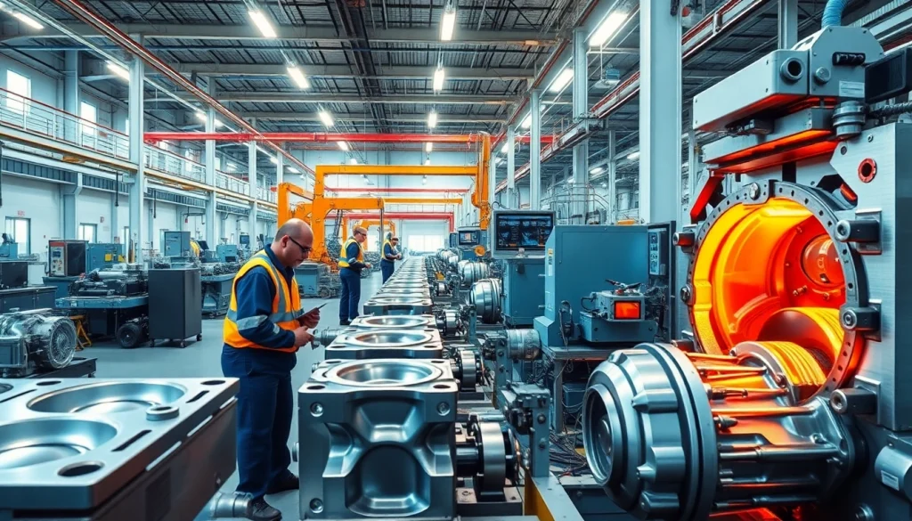 Diecasting Malaysia: Advanced diecasting factory showcasing precision aluminum production.