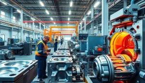 Diecasting Malaysia: Advanced diecasting factory showcasing precision aluminum production.