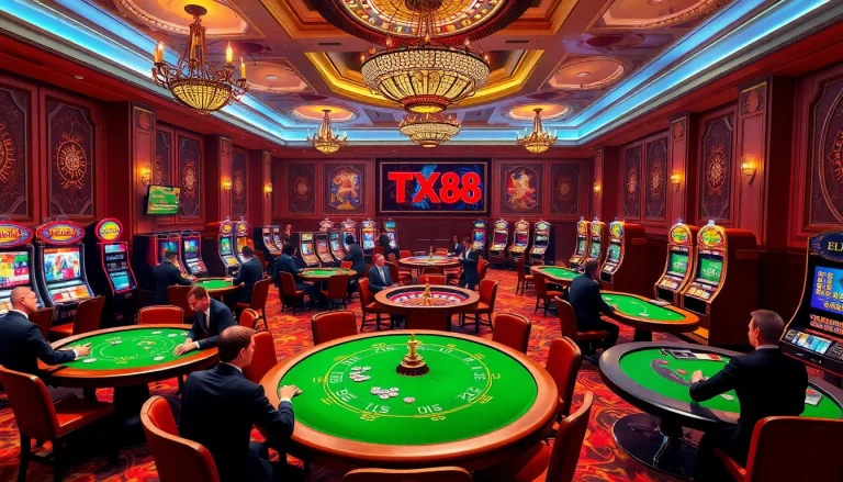 Engage in exciting gambling at TX88 online casino with vibrant tables, reels, and winning strategies.
