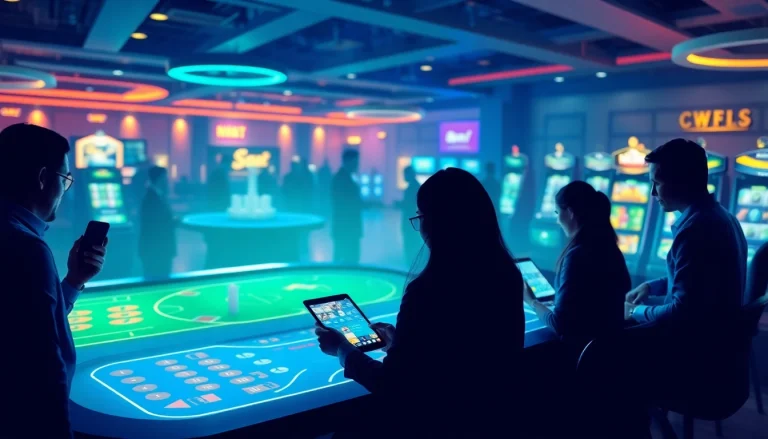 Exciting digital gambling interface representing http://hm88.blue/ with vibrant colors and engaging elements.