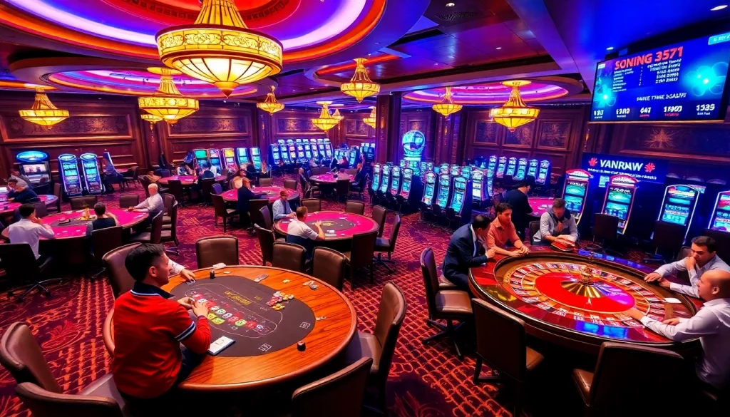 Exciting gambling action at https://xx88.cheap/ with players at vibrant casino tables.