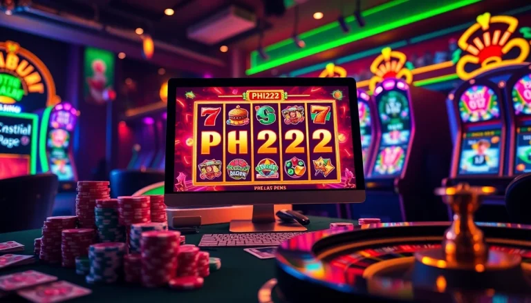 Engage with the exciting slot games of PH222 at a vibrant online casino.