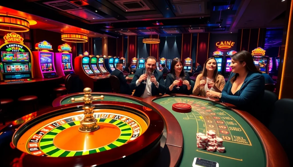 Experience the thrill of gambling at viral88 with a vibrant casino atmosphere, featuring roulette and poker.