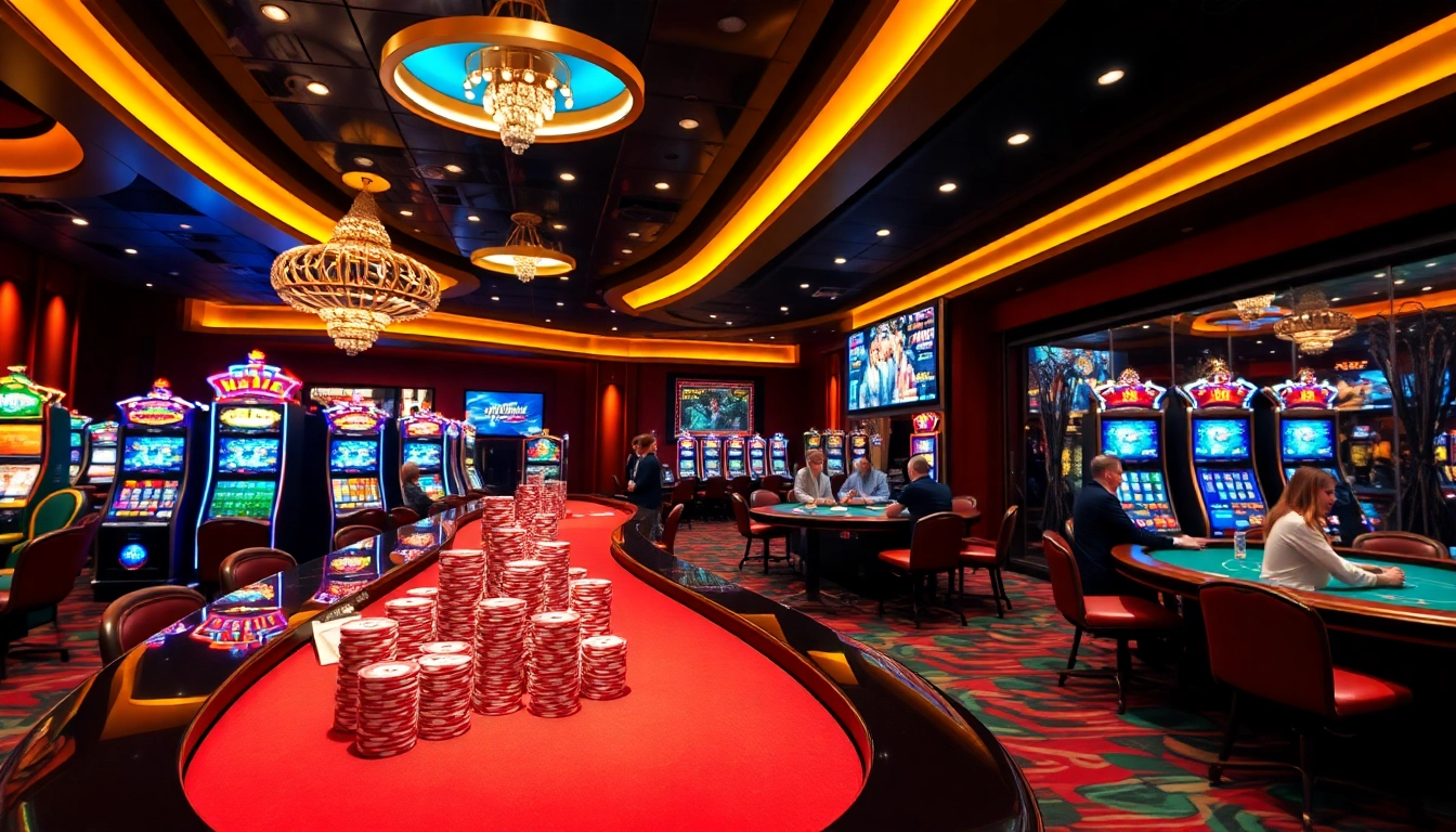 Experience winning excitement at thabethome com with lively casino scenes and vibrant gaming elements.
