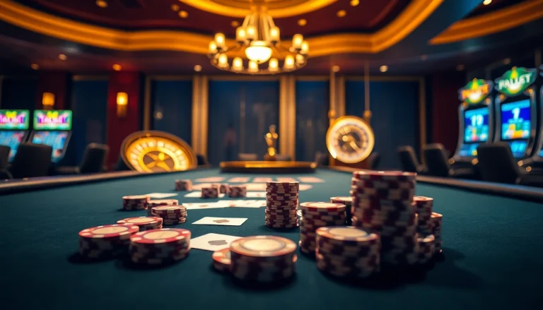 Experience the thrill of winning at TV88's luxurious poker table.