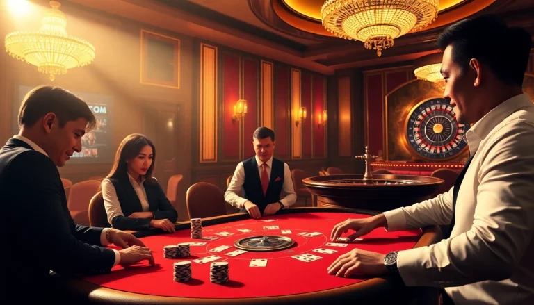 Experience the excitement of poker at xin88 com with professional dealers and vibrant casino atmosphere.