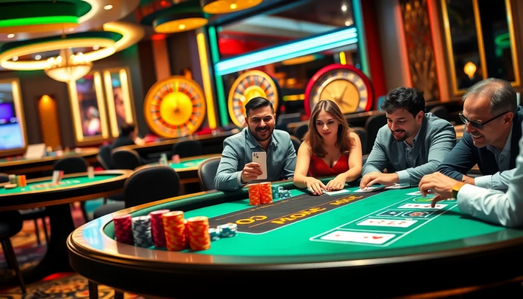 Players strategize exciting hands at poker tables featured on https://f168.blue/, experiencing thrilling online gambling.
