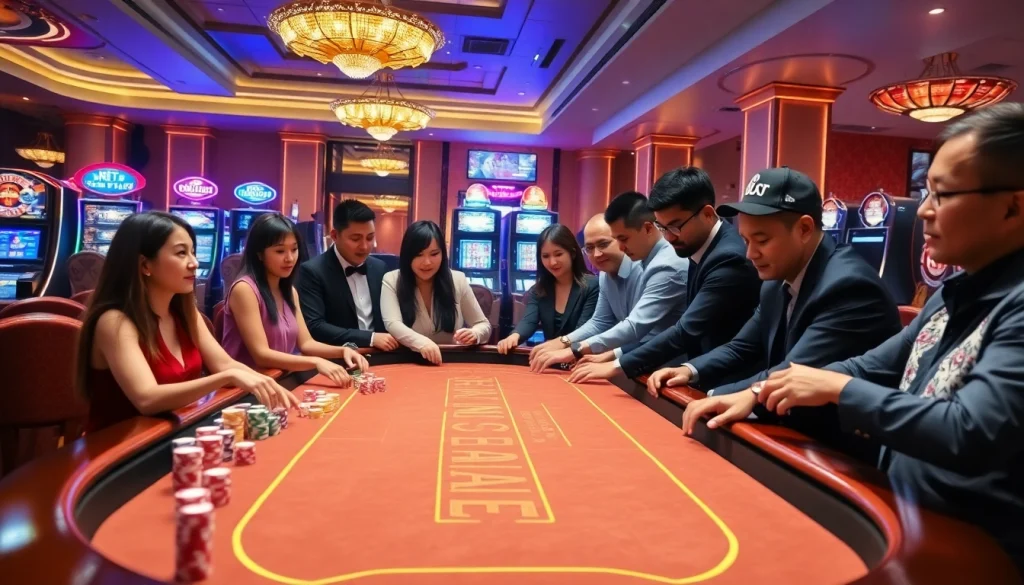 Experience the excitement of mm88 at a luxury casino table with poker chips and roulette.