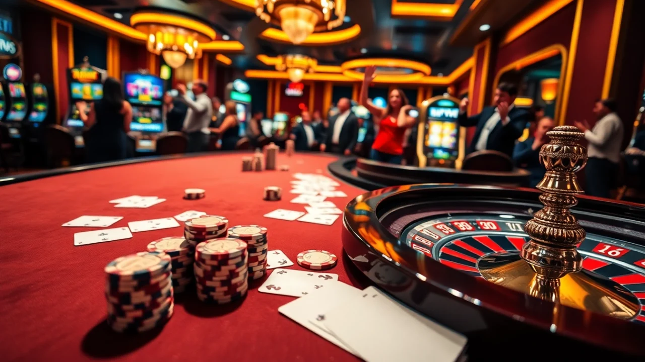 Experience the thrill of winning at 789club with vibrant casino tables and exciting games.