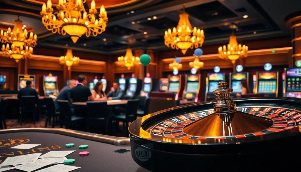 Experience winning at KJC by enjoying a vibrant casino environment with thrilling games and luxurious decor.