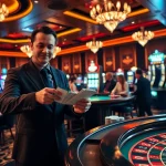Engaged gamblers at exciting tables with Link FLY88 casino games.