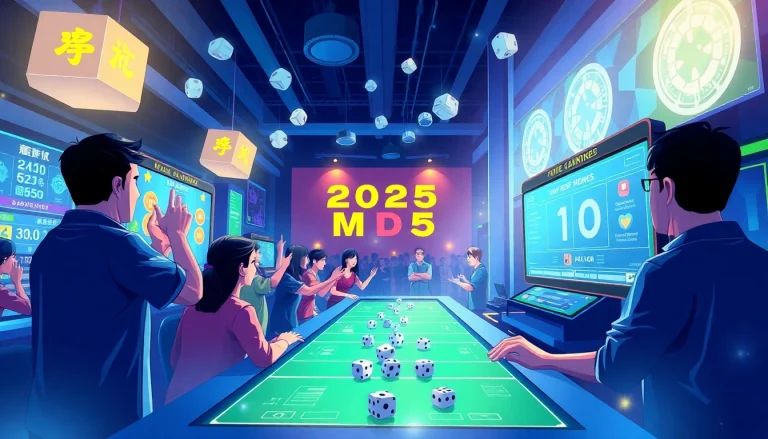 Tài Xỉu MD5 online gaming scene with players engaging in dynamic, transparent gameplay.