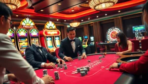 Tập đoàn truyền thông TPJ engages gamblers in a sophisticated casino atmosphere