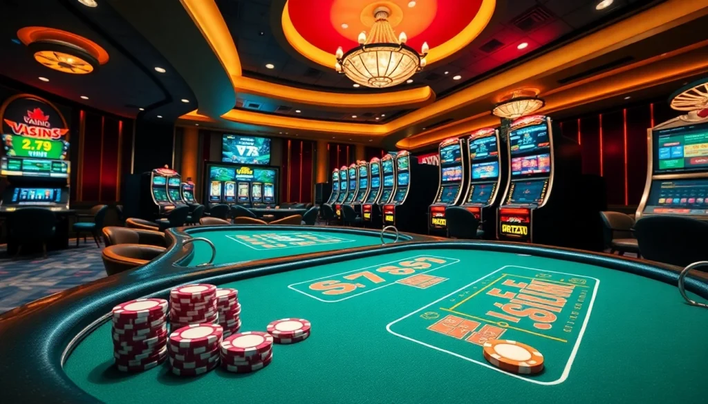 Engaging online casino experience with V7sb. com featuring vibrant tables and exciting games.