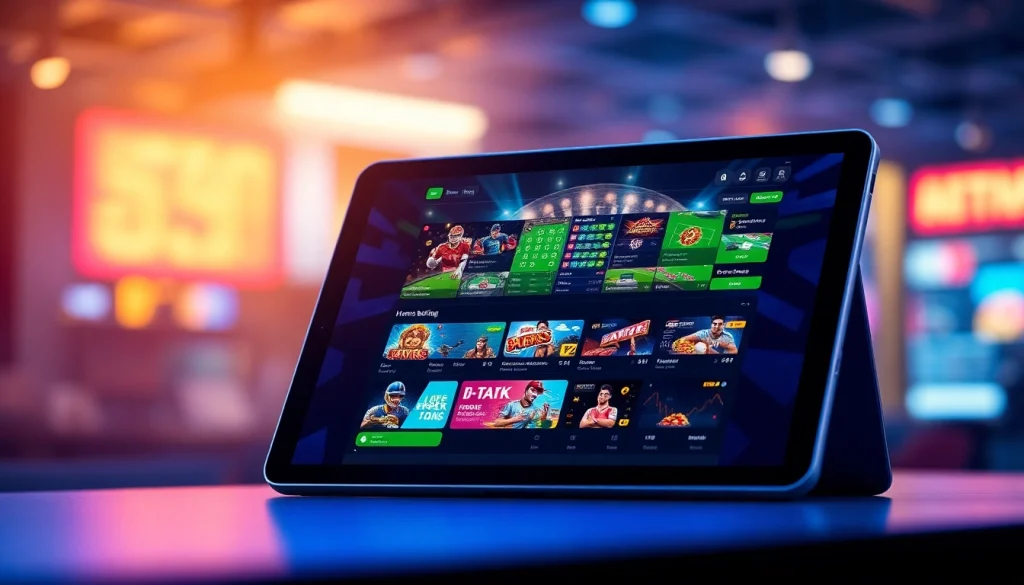 Engaging interface of iq88.help showcasing online betting options and live casino games.