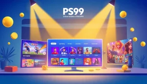 Engaging PS99 gaming platform interface with diverse sections and vibrant colors.