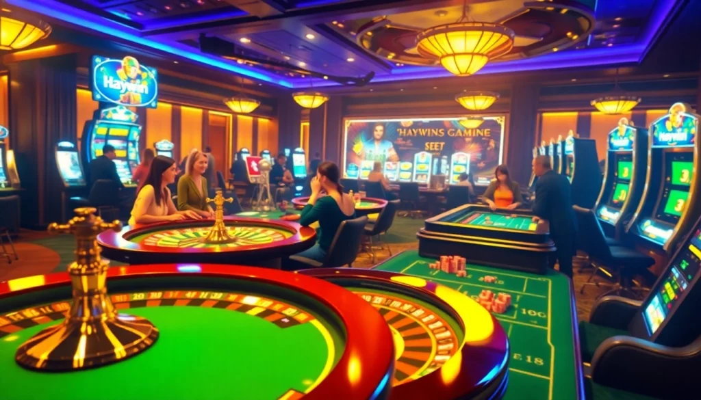Haywin offers an exciting online casino experience with vibrant poker tables and thrilling gameplay.