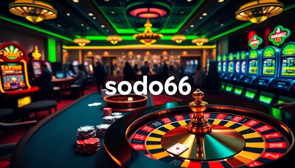 Play exciting games at sodo66 with vibrant casino tables and engaging gameplay.
