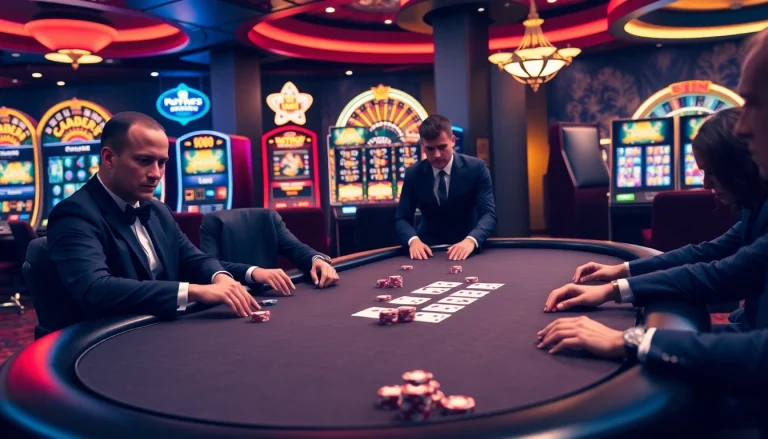 Play thrilling poker at TR88 with professional players, vibrant casino atmosphere, and exciting games.