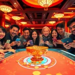 Exciting xóc đĩa online game scene with engaged players and vibrant graphics.