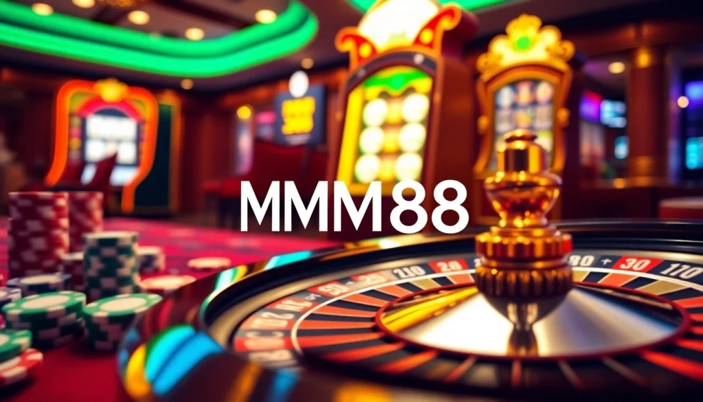 Spin the roulette wheel with MM88 at an elite casino packed with excitement.