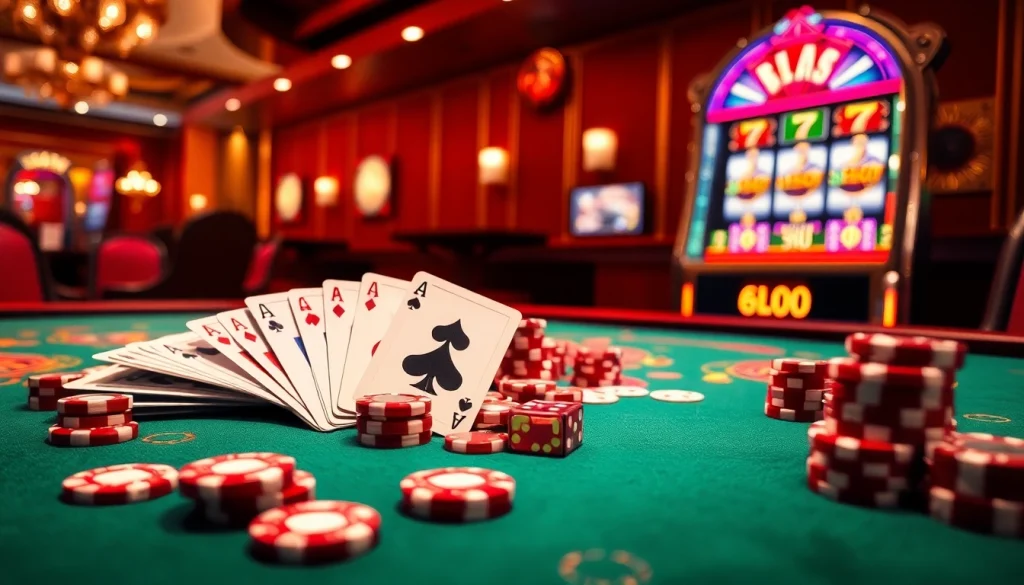 Experience the thrill of winning at 8kbet while playing cards and rich poker chips.