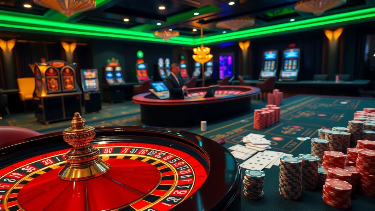 Experience thrilling opportunities at https://fly88.deal/ with vibrant casino tables, roulette, and poker action.