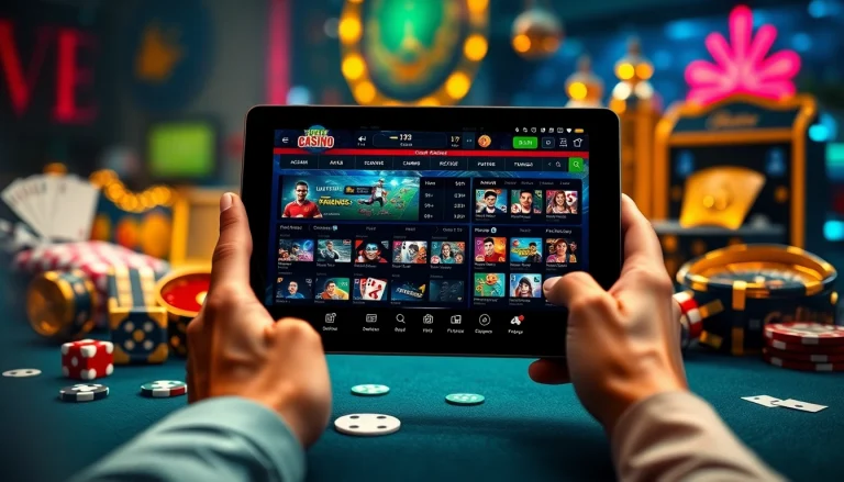 Lauthaitv's dynamic online gaming experience showcased through engaging casino scenes.