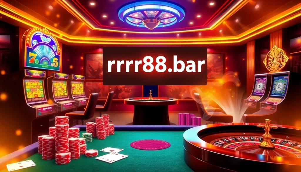 Experience the thrill of gameplay at https://rr88.bar/ with exciting slot machines and poker tables.