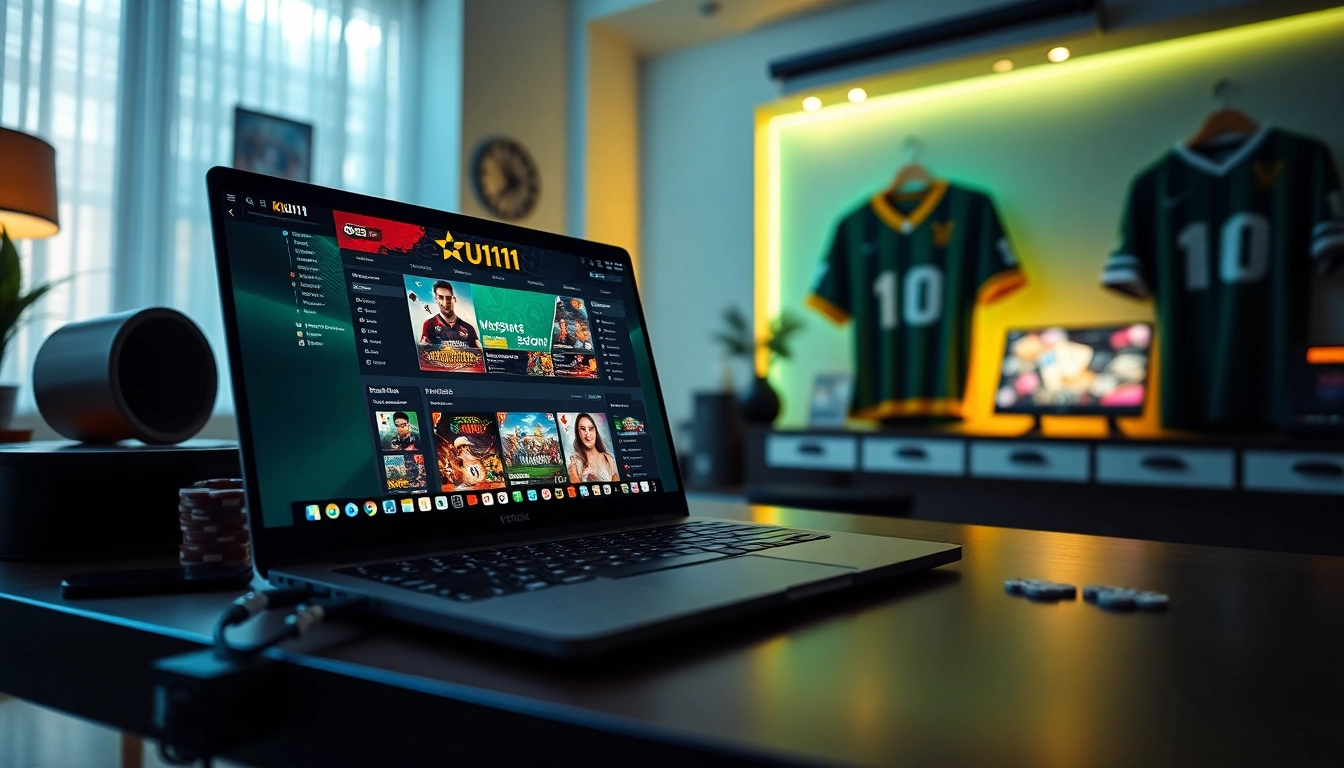 Engaging online gambling environment featuring Ku1111's vibrant sports betting and casino games.