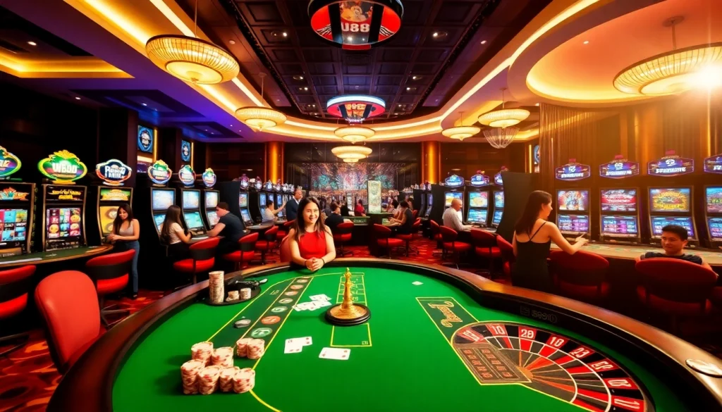Experience thrilling gameplay at U888 casino with vibrant tables and exciting slot machines.