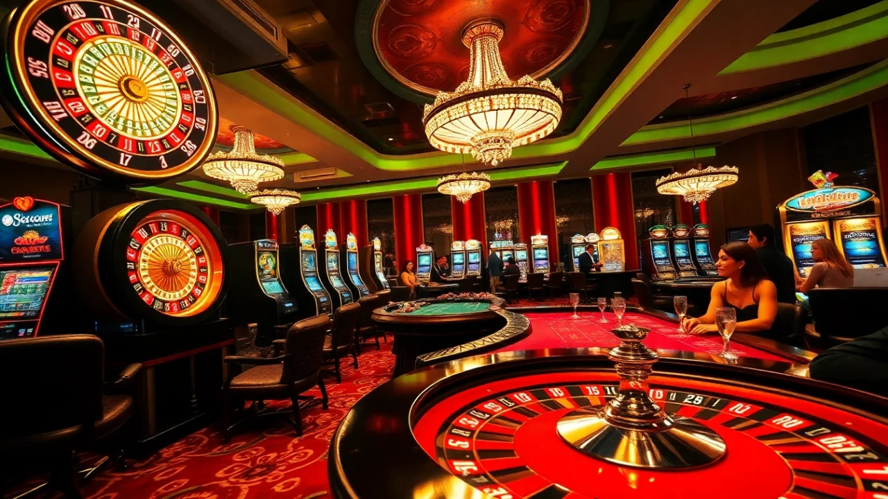 Exciting gameplay at 8kbet. com featuring roulette, poker, and slot machines.